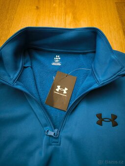 Under Armour nová fleecová modrá mikina se zipem, vel. L - 2