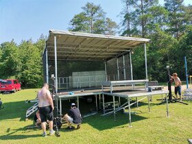Mobilní Pódium, staga 8x6m, 6x6m 6x4m - 2