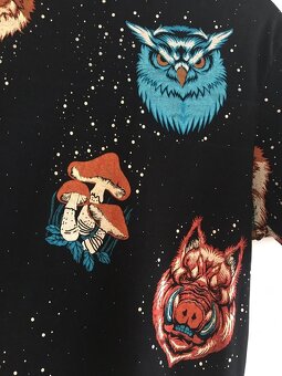 Psychedelické tričko pánské M - 2