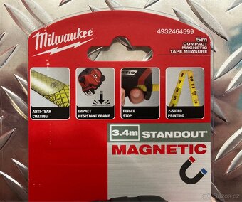 Milwaukee magnetický metr 5m 4932464599 - 2