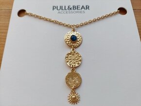 Nový náhrdelník Pull&Bear Pull and Bear - šperk zlaté barvy - 2