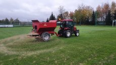Pískování hřišť - fotbal, rugby, Topdressing +Aerifikace - 2