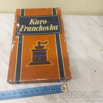 Stará plechová krabička. - 2