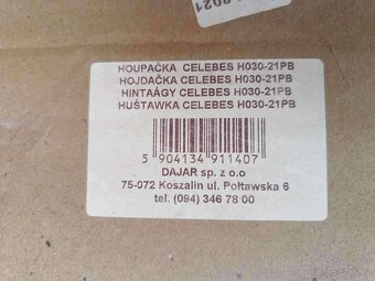 Zahradní houpačka CELEBES (4 místná) - NOVÁ - 300 kg - 2