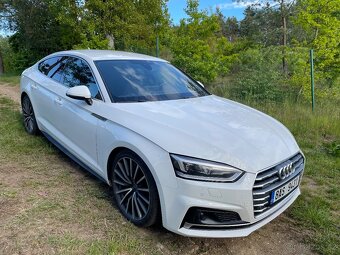 Audi A5 S line Quattro 140 kw 2017 bílá metalíza - 2