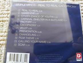 CD SIMPLE MINDS - REAL TO REAL CACOPHONY - 2