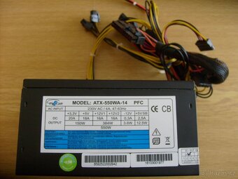 Zdroj, ATX, 550W, pasivní PFC - 2