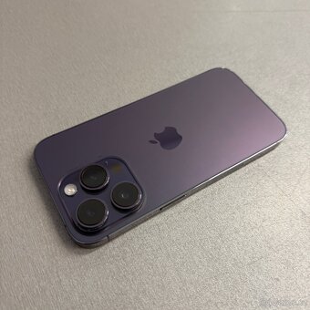 iPhone 14 Pro 128GB deep purple, 12 měsíců záruka - 2
