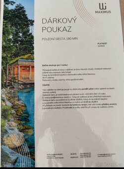 MAXIMUS RESORT poukaz - 2