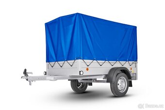 PŘÍVĚS HANDY-7 N1, 750 KG+PLACHTA 1,34 M+OP.KOLEČKO - 2