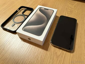 iPhone 15 Pro 128 GB Natural Titanium - TOP STAV - 2