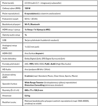 Soundbar Samsung HW-MS550/EN - 2