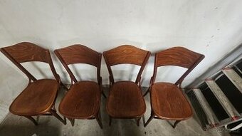 REZERVACE- 4x kvalitní židle značky TON - Thonet - 2