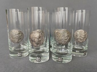 Krásná sada sklenic z foukaného křišťálu od Nastal (Německo) - 2