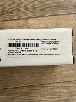 Toner cartridge printwell - 2