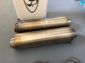 Originální výfuky KTM LC8 Adventure S, minimálně jeté - 2