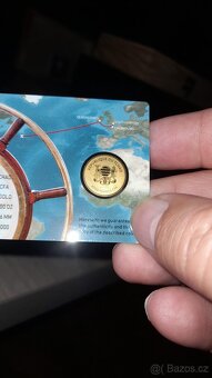 Zlatá mince Titanic - 2