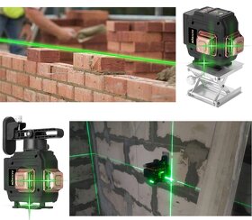 Samonivelační křížový laser 3D nivelak AKCE - 2