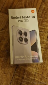 Xiaomi Redmi Note 14PRO 5G + nabíječka 67W HyperCharge [NOVÝ - 2