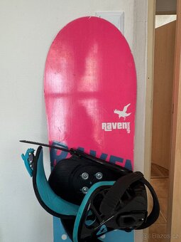 Snowboard Raven s vázáním Gravity 140 cm - 2