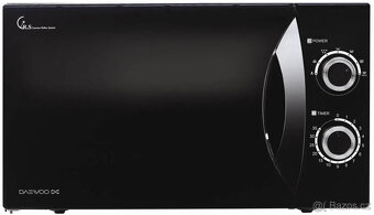 Černá mikrovlnná trouba Daewoo ° jako NOVÁ - 2
