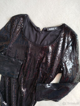 černé, flitrové šaty, zn.Janina - 2