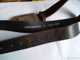 Pánský kožený opasek Jack and Jones - 2