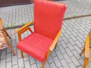 Staré retro křeslo, sada 4 - 2