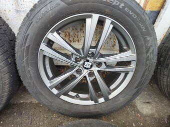 17"zimní alu sada 5x112 origo Tarraco Kodiaq Tiguan 2 215/6 - 2