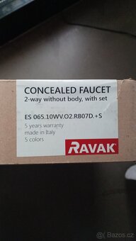 Ravak Espirit - Baterie pod omítku, pro 2 spotřebiče - 2