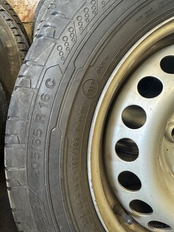 VW T5 T6 - disky 6,5x16 et51 + letní 205/65/16C - 2