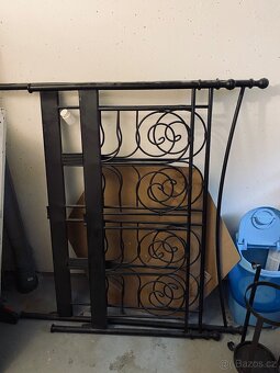 Ocelová postel Ikea 200x140cm - 2