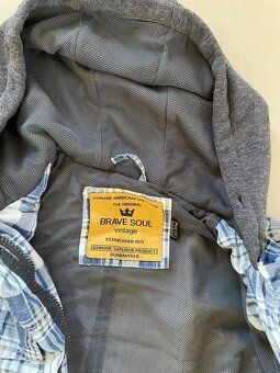 Káro bunda, vel S, Brave Soul vintage - 2