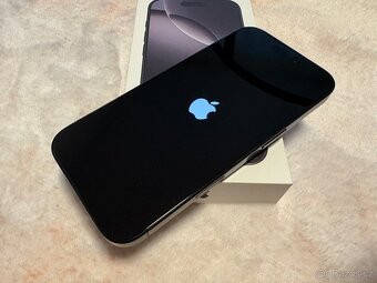 APPLE iPhone 16 PRO 128GB ČERNÝ TITAN // ZÁRUKA 10/2026 - 2