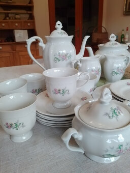 porcelánový kávový a čajový servis - 2