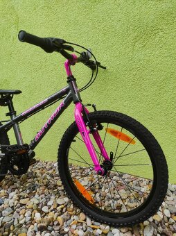 Značkové kolo Author Cosmic 20" (grafit/růžová) - 2