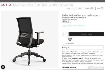 Kancelářská židle Actiu Stay - 2