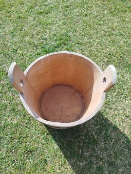 Dřevěné vědro na vodu - 2