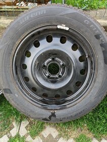 plecháče + celoroční pneu 205/60 R16 5x108 rozteč - 2