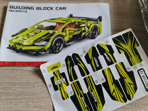 Stavebnice technic Lambo, natahovací 504kusů /balíkovna 30kc - 2