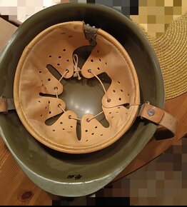 Helma ocelová přilba vz.53 oliv ČSLA AČR originál použitá - 2