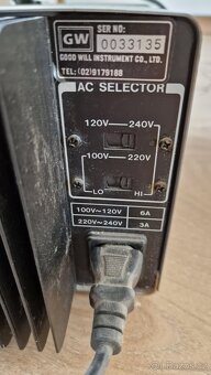 Laboratorní zdroj, regulace 0..7A, 0..30V, GPR-3060 - 2
