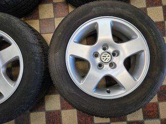 alu kola 15 5x100 7Jx15 et35 vw škoda pneu195/65/15 - 2