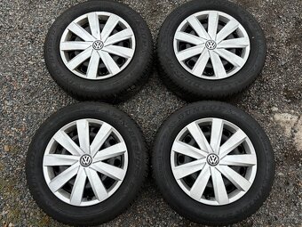 Zimní plechové disky VW 5x112 6,5J ET41 215/60 R16 - 2