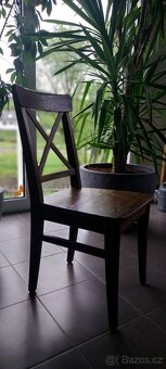 Prodám dřevěné jídelní židle – domácí výroba, top stav - 2