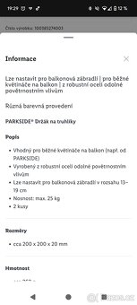 Držák na truhlík - 2