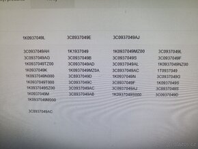 řídící jednotka alubní sítě 3c0937049al - 2