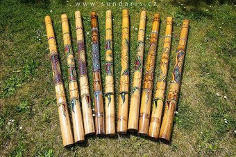 Didgeridoo Bambus 120 cm 10 Ks - 2