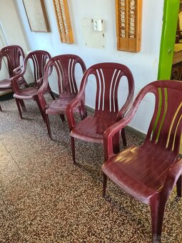 6 Zahradnich plastovejch Zidli - 2