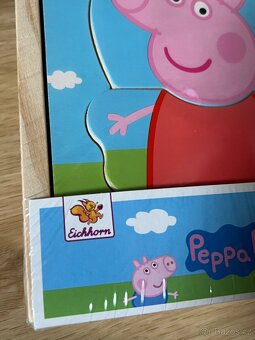 Dřevěné puzzle Peppa Pig - 2